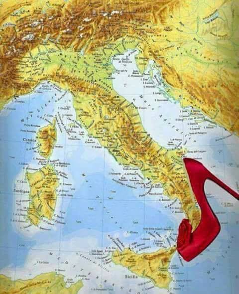 jizni bota italie mapa poloostrov gargano